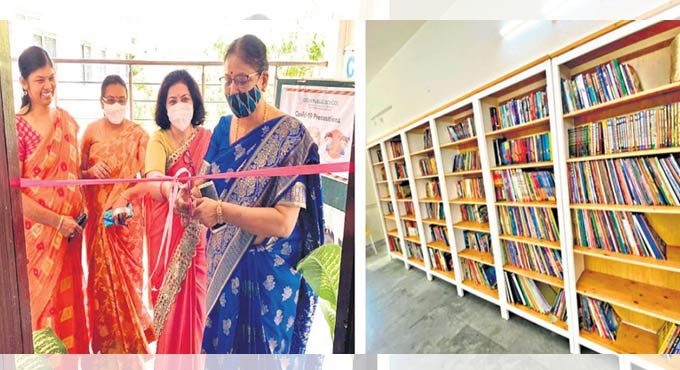 New library inaugurated at Mahendra Hills DPS