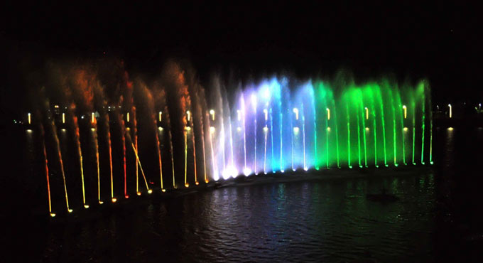 Musical fountain inaugurated at Lakaram Tank