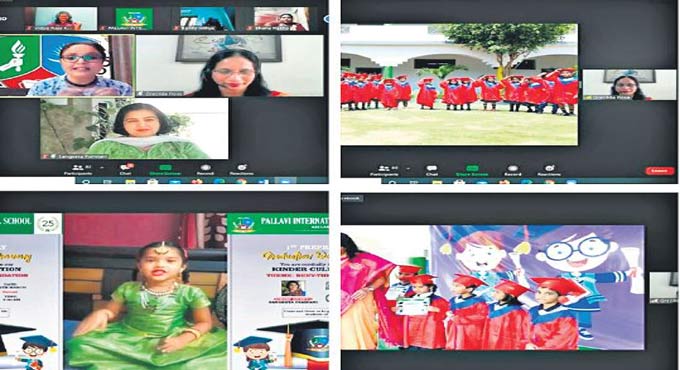 Graduation Day for pre-primary kids held at Pallavi school