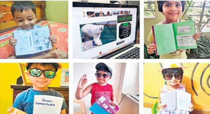Virtual tour to zoo organised by Nacharam DPS entertains kids