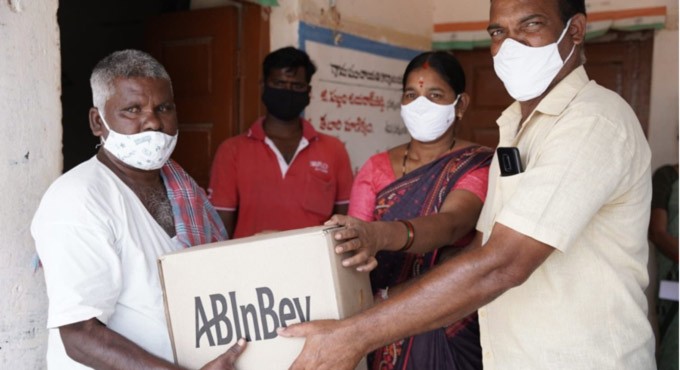 Telangana: AB InBev supports 2,000 families in Sangareddy with ration kits
