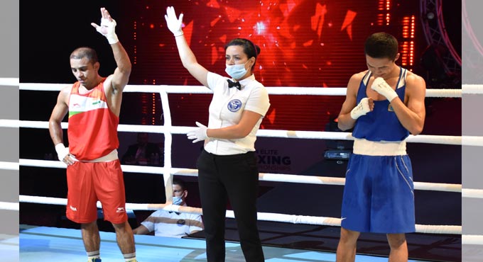 Amit Panghal storms into final of Asian Boxing Championship