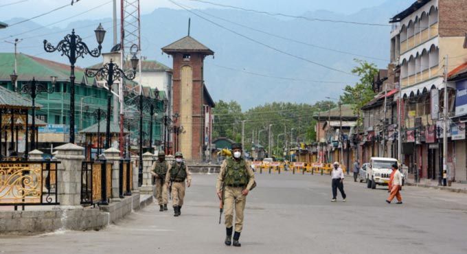 Corona curfew in J-K extended till May 17