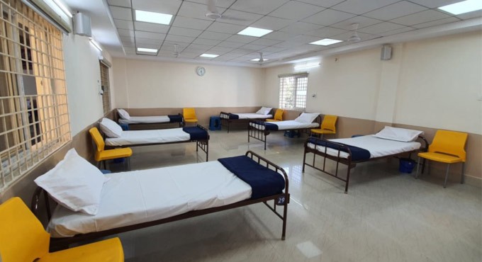 Inaugural of Covid Isolation Centre at Police Training Centre, Petlaburj