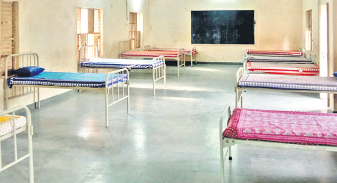 GHMC sets up Covid Care Centre in Borabanda