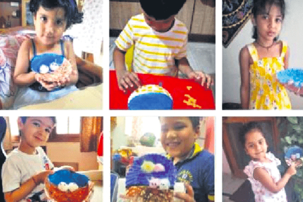 DPS Nacharam students show creativity, coordination and skills