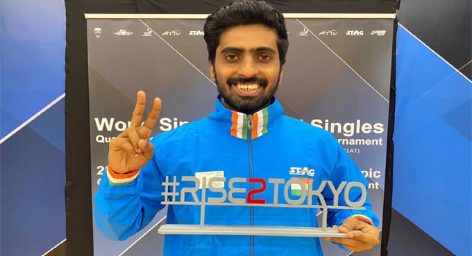 Paddler Sathiyan all geared up for Tokyo Games