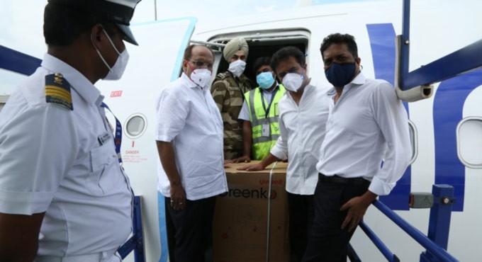 Greenko airlifts first consignment of large medical grade oxygen concentrators