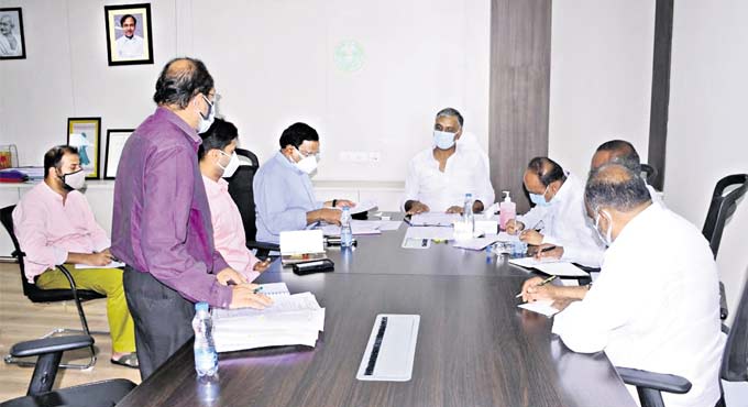 Upload paddy procurement details: Harish Rao to officials