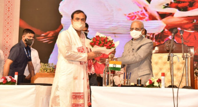 Himanta Biswa Sarma sworn in as Chief Minister of Assam