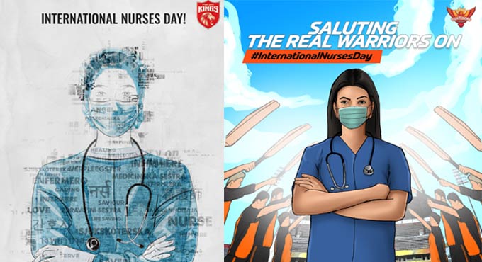 International Nurses Day: Punjab Kings and SRH salute ‘silent heroes’