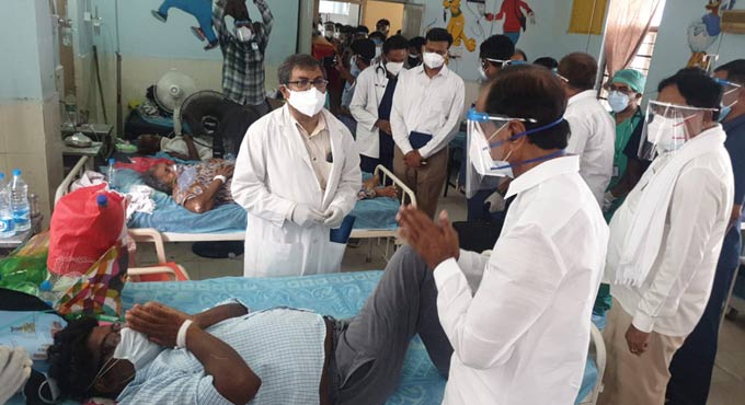 KCR inspects Warangal MGM Hospital, assures all support to patients ...