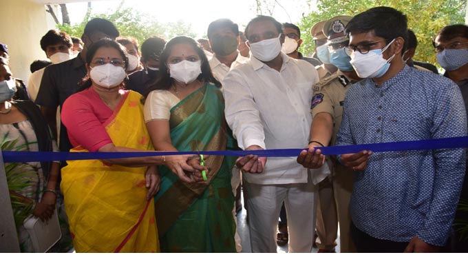 MLC Kavitha inaugurates 200-bed isolation centre in Hyderabad