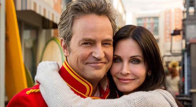 Matthew Perry and Courteney Cox are cousins? 