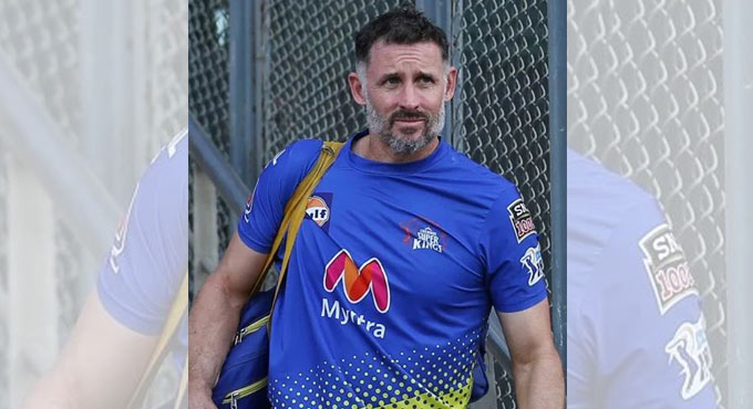 CSK batting coach Hussey flown to Chennai