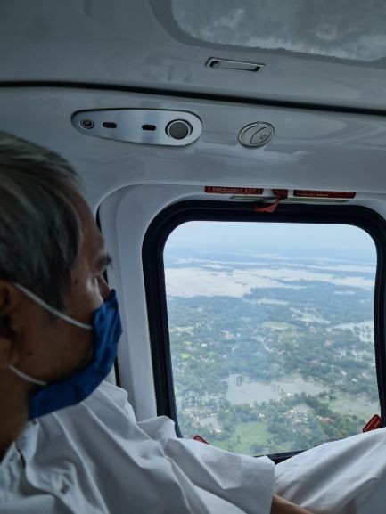 Naveen Patnaik undertakes aerial survey of cyclone-hit areas in Odisha
