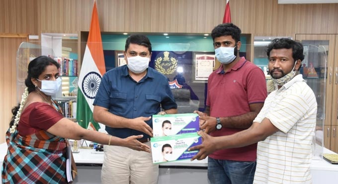 Nalgonda-based NGO distributes N95 masks to Rachakonda Police