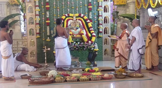 Hyderabad: Narasimha Jayanti celebrated at golden temple