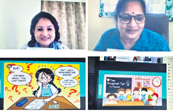 Pallavi Model School: Students get time management tips