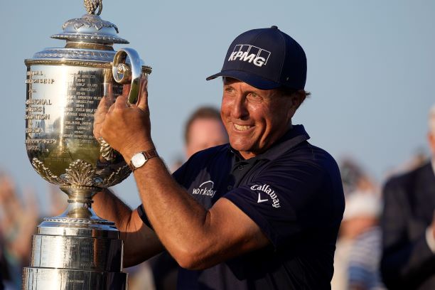 Phil Mickelson at 50, oldest and best