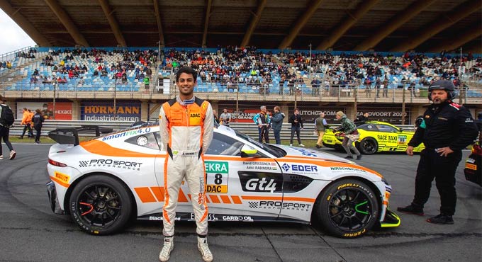 Rabindra makes it to Aston Martin Racing Driver Academy