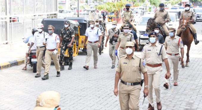 Hyderabad: Rachakonda Police takes out route march