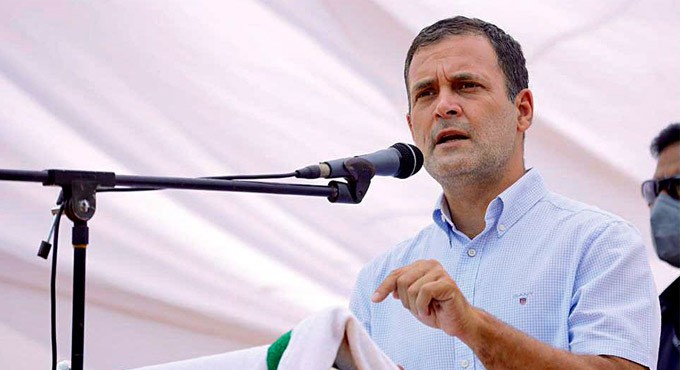 Central vista is criminal wastage: Rahul Gandhi