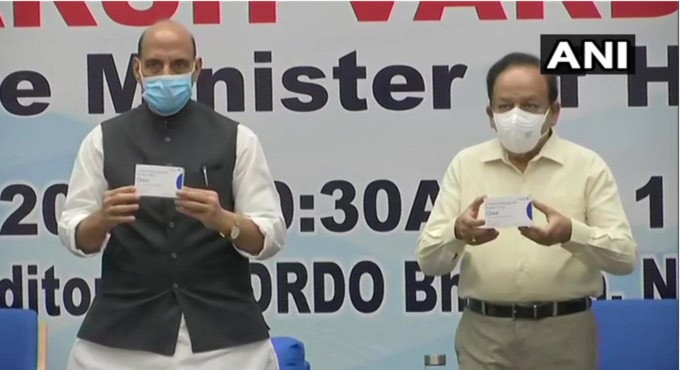 Rajnath Singh, Harsh Vardhan release DRDO’s anti-Covid drug