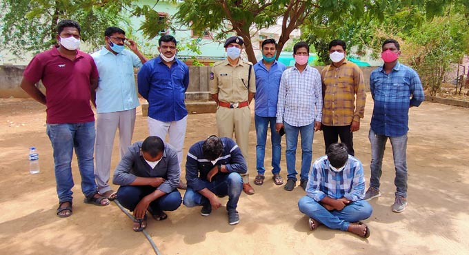 Three held for black marketing Remdesivir in Mancherial