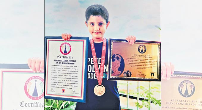 Hyderabad's Rubik’s Cube prodigy