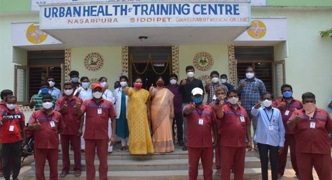 Special vaccine drive for potential super spreaders in Siddipet