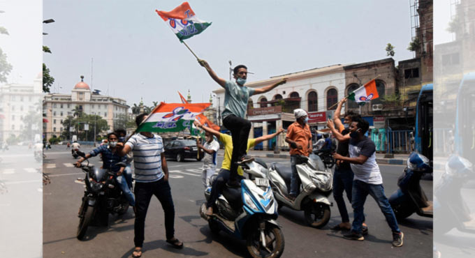 File FIR against people celebrating poll victory: Election Commission to States