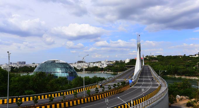 Breezy, cloudy Saturday in Hyderabad