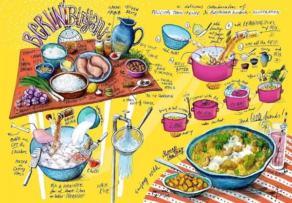 A melting pot for comics, food and travel