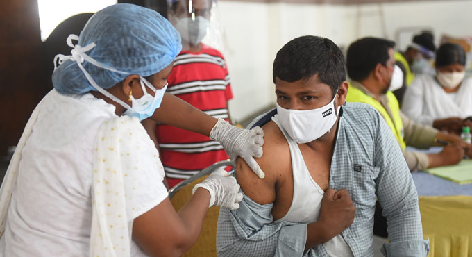 22,000 individuals on high risk groups vaccinated in GHMC limits on Friday