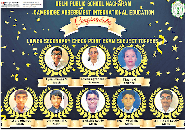 Students of Delhi Public School come out with flying colours