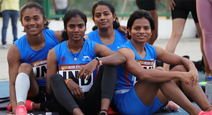 Dhanalakshmi wins 100m dash, Dutee fourth