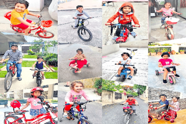 Gitanjali Devshala celebrates World Bicycle Day