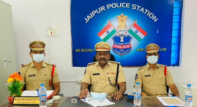 Four held for stealing iron scrap from firm in Mancherial