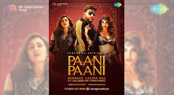 Jacqueline Fernandez sizzles in teaser of Badshah’s ‘Paani Paani’