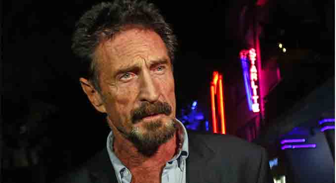 McAfee antivirus creator John McAfee found dead in Spanish prison
