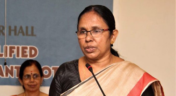 Former Kerala Health Minister Shailaja bags prestigious European award