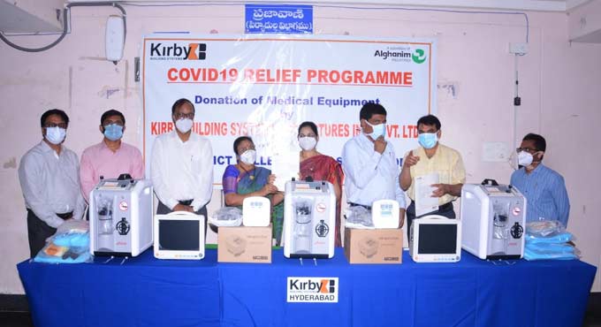 Sangareddy: Kirby industries donate medical equipments worth Rs 65 lakh