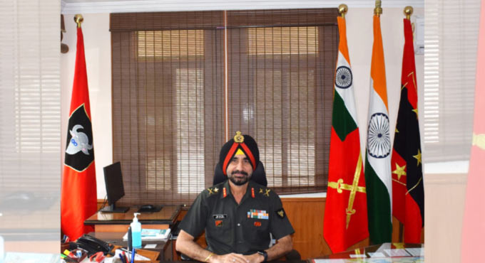 Major General Prit Pal Singh assumes command of Bison Division