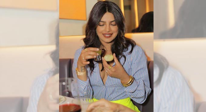 Priyanka Chopra gorges on Indian food at her new restaurant ‘Sona’