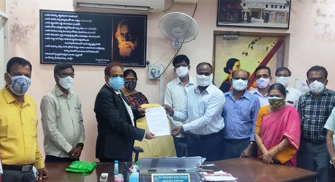 Prof B Venkatram Reddy takes charge as KU Controller of Examinations