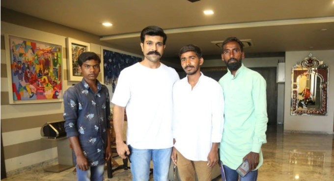 Ram Charan fans walk 231 kms to meet him