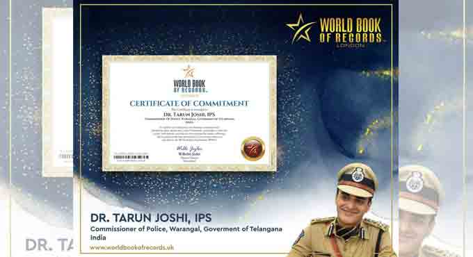 Warangal Police enter record books