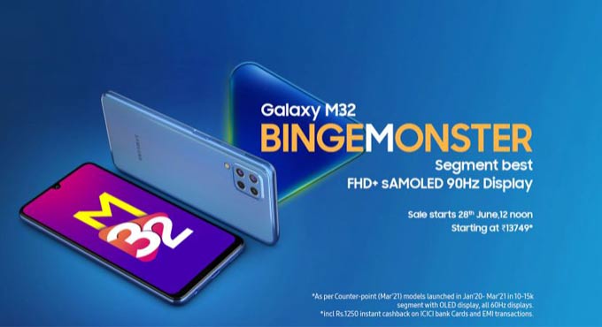 Samsung launches Galaxy M32 with segment-leading display in India