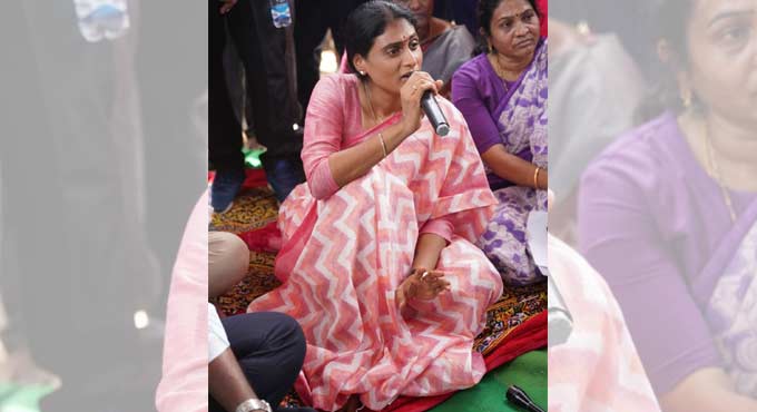 Closed doors greet Sharmila in Nalgonda